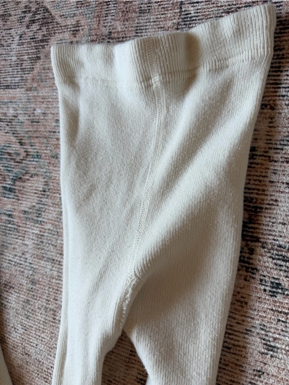 Hanna Andersson Cream Tights for Kids